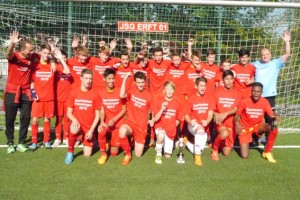 Bei den C-Junioren siegte der TSC über den SC Germania Erftstadt Lechenich mit 2:1 nach Verlängerung. Bild: Michael Kratz/FVM