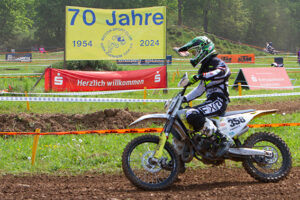 Seit 70 Jahren gibt es den MSC Euenheim – gefeiert wurde mit einem international besetzten ADAC MX-Cup. Bild: Tameer Gunnar Eden/Eifeler Presse Agentur/epa