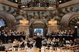 Auch das Vokalensemble des Aachener Domes wird erwartet. Bgleitet werden die Vokalisten auf alten Instrumenten vom Ensemble "The Orpheus Consort". Bild: Eurydike Kultur 