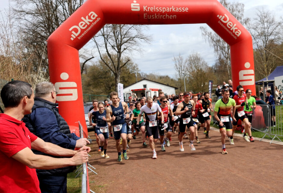 Mathias Frohn verteidigte erfolgreich seinen Titel beim Eifeler Sparkassen Crossduathlon